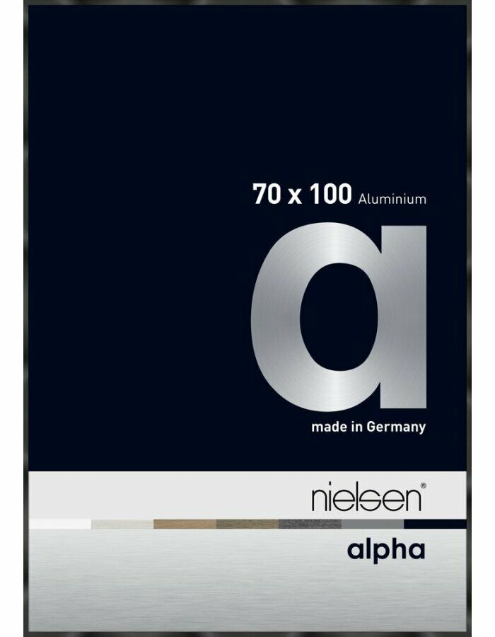 op gang brengen Absurd Acquiesce Aluminium Wissellijst - Alpha Geanodiseerd Glans Zwart - 70 x 100 |  Fotolijsten.nl