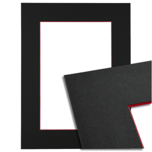 Koop Fotolijst E-Line Eiken 50x70 cm - Passe-partout Zwart 42x59,4 cm