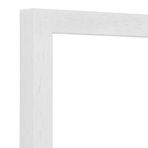 Fotolijst - Wit - Vierkant profiel met zichtbare houtnerf, 25x25cm