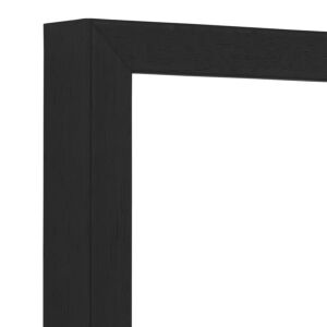 Fotolijst - Zwart - 3,2 cm hoog profiel met zichtbare houtnerf, 24x30cm