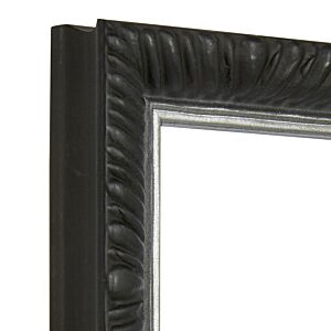 Fotolijst mat zwart barok, 13x18cm