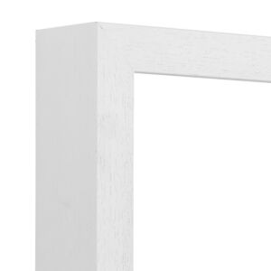 Fotolijst - Wit met zichtbare houtnerf - 7 cm hoog profiel, 20x30cm