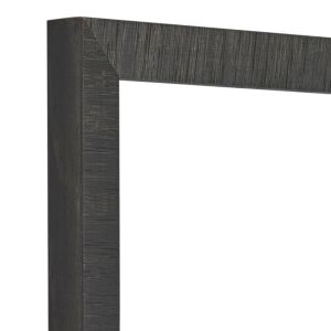 Fotolijst - Zwart - Schuin profiel met houtnerf structuur, 30x30cm