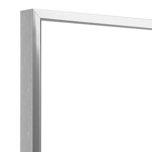 Aluminium Wissellijst - Geborsteld Glans Zilver - Sion, 60x90cm