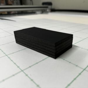 Zelfklevend Zwart Foamboard 5mm, 80x120cm