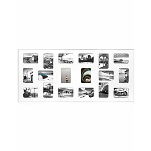 Aluminium Collage fotolijst Pixel | 18x 10x15 foto 