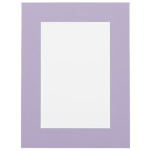 Passe-partout - Lavendel paars met witte kern, 18x18cm