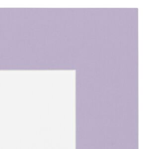 Passe-partout - Lavendel paars met witte kern, 15x23cm