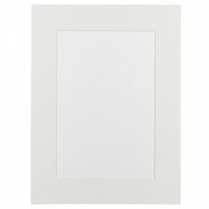 Passe-partout - Gebroken wit met witte kern, 80x120cm