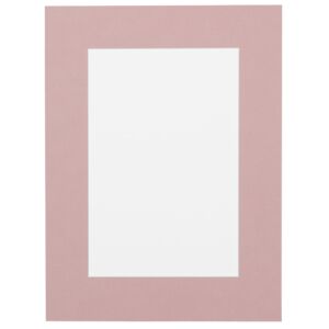 Passe-partout - Roze met witte kern, 15x15cm