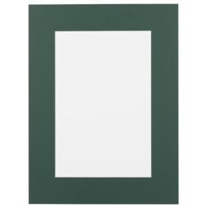 Passe-partout - Jenever groen / donkergroen met witte kern, 45x60cm