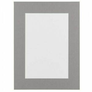 Passe-partout - Cementgrijs met witte kern, 15x23cm