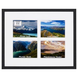 Collagelijst Nieuw-Zeeland met Passe-Partout - 4x 13x18 foto's