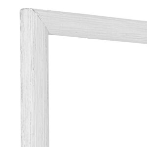 Fotolijst - Wit - Halfrond met zichtbare houtnerf, 10x15cm