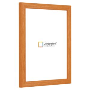 Fotolijst - Oranje - Halfrond met zichtbare houtnerf, 24x30cm