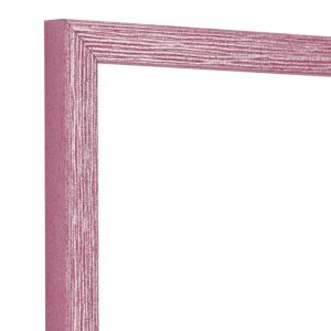 Fotolijst - Roze - Glitterprofiel met groefjes, 13x18cm