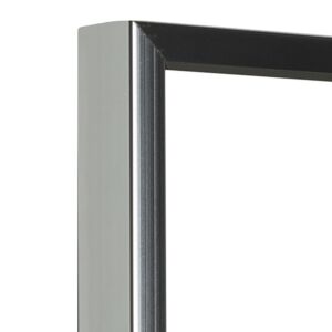 Salerno wissellijst - chrome antraciet, 30x40cm