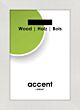 Fotolijst Accent Wood Wit - 50x70 cm 